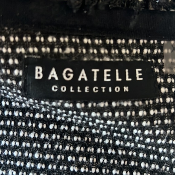 Bagatelle Collection Black & Ivory Blazer with Shoulder Pads Size XL - Picture 7 of 14